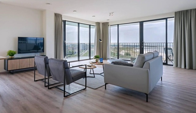 Apartment by North Sea with Panoramic Views