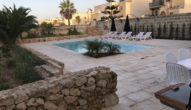 Spacious Farmhouse/Villa with large 60 SQM pool and garden In Gozo