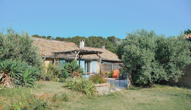 Spacious Provençal apartment at the heart of an organic vineyard