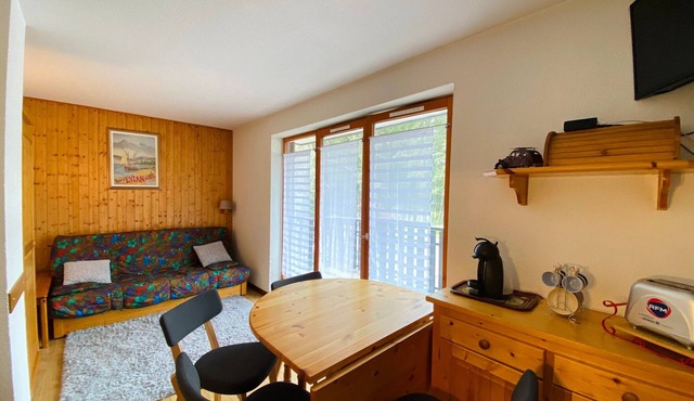 Studio between Abondance and La Chapelle - Terrace and Parking